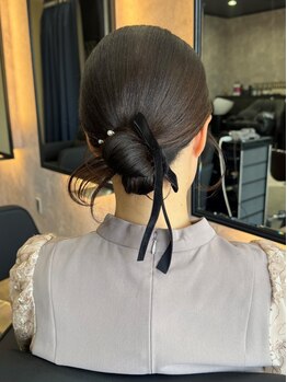 トラント ミル(TRENTEMILLE)の写真/特別な日のヘアセットお任せ下さい。上質シニヨンからトレンドアレンジまで対応。特別な1日をより美しく。
