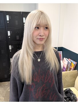 ソル オモテサンドウ 表参道 青山(SOL . OMOTESANDO) ブリーチ二回~ホワイトカラーstylist聖斗