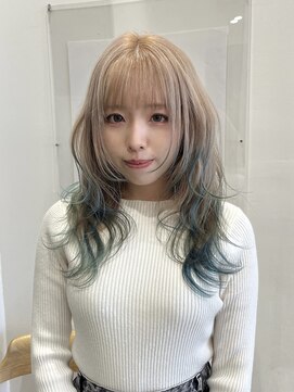 ケシキ大名(keshiki) レイヤー × 裾カラー