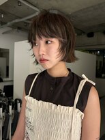 フィルムス 表参道(FILMS)&nbsp;ミニボブレイヤー/レイヤーカット/ウォームベージュ/前髪/表参道