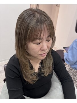 カミノワ(kaminowa) 白髪率10%おすすめヘア/神戸/三宮/脱白髪染め/白髪ぼかし/