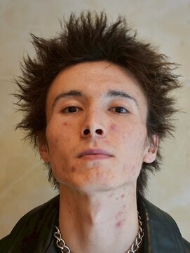 メリケンバーバーショップ コウベ(MERICAN BARBERSHOP KOBE) メンズカットバーバースタイルショートスパイキーツイスト