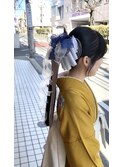 卒業式ヘア/アレンジポニーテール