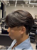 MEN'S HAIR/毛流れセンターパート