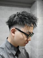 バーバーハウス ラヴィ 阿佐ヶ谷店(Barber House Lavie)&nbsp;ツーブロショート×フェード×ツイストパーマ