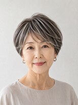 エミヲ 石川町(emiwo)&nbsp;ショート×白髪ぼかしハイライト