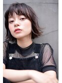 "切りっぱなし"束感☆casual Bob