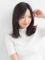 ルティア(Lutia)&nbsp;黒髪　外はねナチュラルスタイル