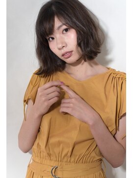 クアトロ グランシュ 川崎店(QUATRO × GranCieux) ナチュラルボブ×黒髪アッシュ★QUATRO