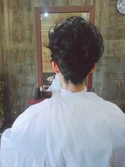 ショートヘアのアップ【洋装】