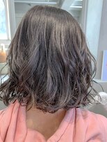 テトヘアー(teto hair)&nbsp;ボブ、パーマ、グレーアッシュ、グレージュ