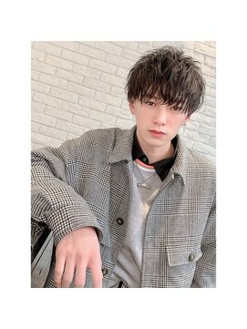 リップス 表参道店(LIPPS) 黒髪でも束感！王道2ブロックショートレイヤー