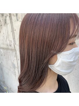 シェノン 西梅田(CHAINON) 前髪/レイヤーロング/ハイトーン/ショコラベージュ/髪質改善