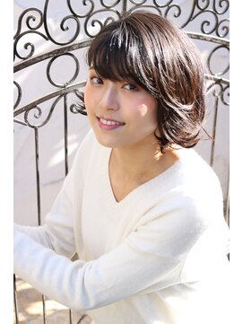 ブリーチ ラボ エーアイ 原宿店(BLEACH LABO Ai) 20代30代40代50代 色っぽふんわりミディの重軽ウェーブヘア♪