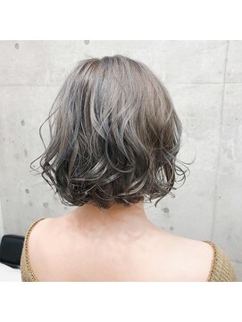 メルシー トータル ブランディング サロン(merci TOTAL BRANDING SALON) 大人かわいい☆フリンジウェーブ★ミルクティーカラー
