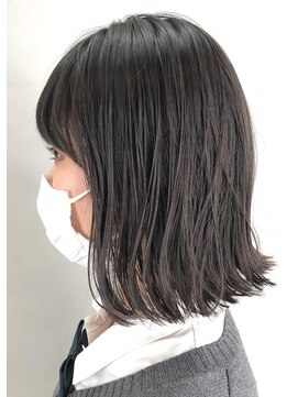 エイト オカチ 上野御徒町店(EIGHT okachi) 【EIGHT 御徒町】UGAWA_切りっぱなしボブ×グレージュ