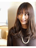 品よく可愛いい大人ロング