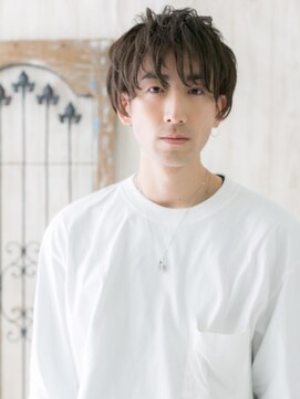 グルーミングサロン バーバー キャッスル 北浦和西口(Grooming salon Barber Castle) 眼差し優し気◎束感ショートウェットヘアK