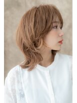 カバーヘア ブリス 戸田公園西口店(COVER HAIR bliss)&nbsp;大人ガーリーイヤリングカラーボブウルフZ戸田公園10代20代30代
