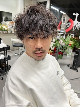 ルーツ ヘア デザイン(roots hair design) 西区★新町美容室★roots★メンズパーマツイストスパイラル