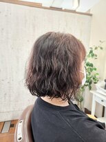 ジャンプ アズ 加古川店(JUMP×Az)&nbsp;やや前下がりのボブパーマ