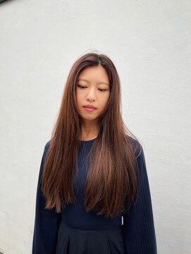 ロカ 表参道(loka) ココアブラウン/ストレート[表参道/ハイライト]Mai