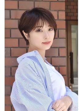 ウィローズ(WILLOW'S) 大人可愛いひし形ハンサムショートボブ前下がり