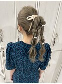 結婚式ヘアセット☆