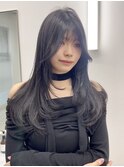 ボブルフ/ネビージュ/小顔/ワンレン/黒髪/北千住