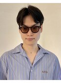 大人の抜け感ニュアンスセンターパート