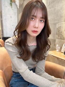 ロンドアリシア 金山(Lond Alexia) レイヤーカット　髪質改善　ブリーチなしダブルカラー　韓国風