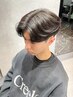 【メンズ男前コース】メンズカット＋眉毛カット