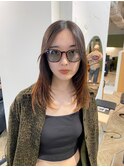 ◎韓国ヘアー顔周りレイヤーおくれ毛前髪万代新潟