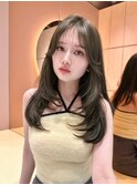フェミニンロング×韓国顔周りレイヤーカット髪質改善[大宮]