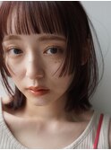 姫カット×オン眉