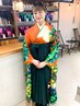 【着付け★電話予約のみ】卒業式など☆袴の着付け+ヘアセット+メイク ￥15400