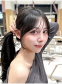 韓国ヘア/韓国スタイル/縮毛矯正/髪質改善/レイヤーカット