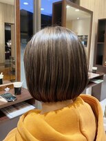 ヘアメイク アリエス 岩切店(HAIR MAKE aries) 似合わせボブ ベージュ系ハイライト 仙台 20代　メルティカラー