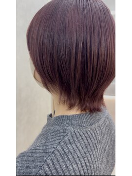 ロウ 札幌(ROW) 。ショートレイヤー/イメチェン/ワイドバング/髪質改善