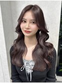 韓国ウェーブヘア前髪カットレイヤーカット髪質改善銀座