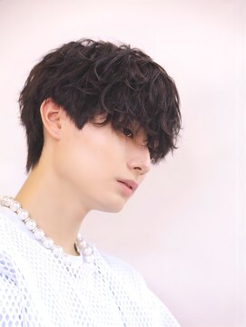 エース(ACES) センターパート×マッシュ×メンズパーマ