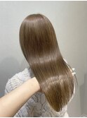 ブリーチなしグレージュ