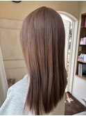 【moca HAIR DESIGN】ブリーチありのベージュ