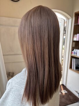 モカ ヘアーデザイン(moca HAIR DESIGN) 【moca HAIR DESIGN】ブリーチありのベージュ
