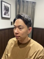 ラヴィニュー 秋葉原 神田(LAVIE NEW)&nbsp;MEN'S HAIRスパイキーショートブルーブラックフェザーパーマ