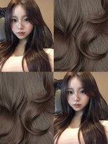 アマトウキョウスマートサロン(AMA TOKYO×Smart Salon) ヘーゼルベージュ ブリーチなし レイヤーカット 海外風