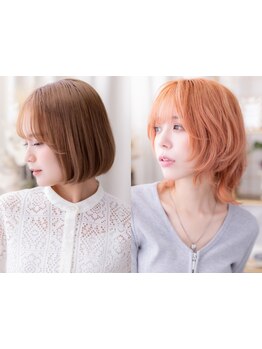 大宮駅30秒★ヒアルロン酸カラー\6864～/外国人風カラーにはインナーカラー,バレイヤージュ,ハイライトも♪