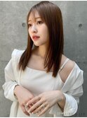 20代・30代_韓国_セミロング