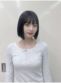 切りっぱなしボブ
