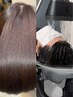 【ご新規様限定】髪と頭皮を守るカラーエステ＋頭浸浴＋トリートメント